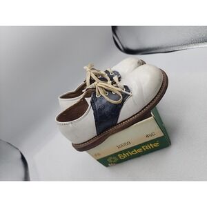 Stride Rite Toddler Saddle Shoes With Original Box Size 4.5c
